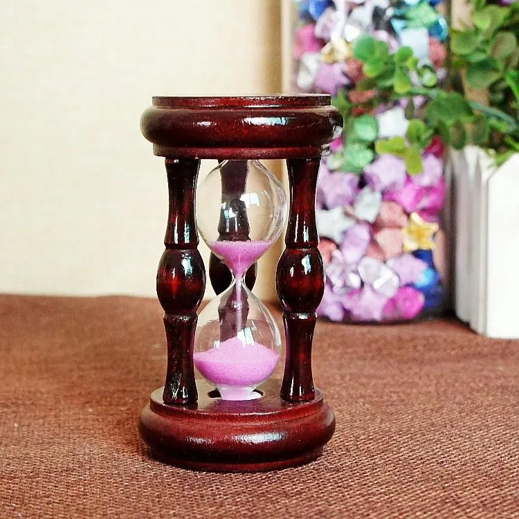 Personalized Wooden Hourglass Sand Watch Gage