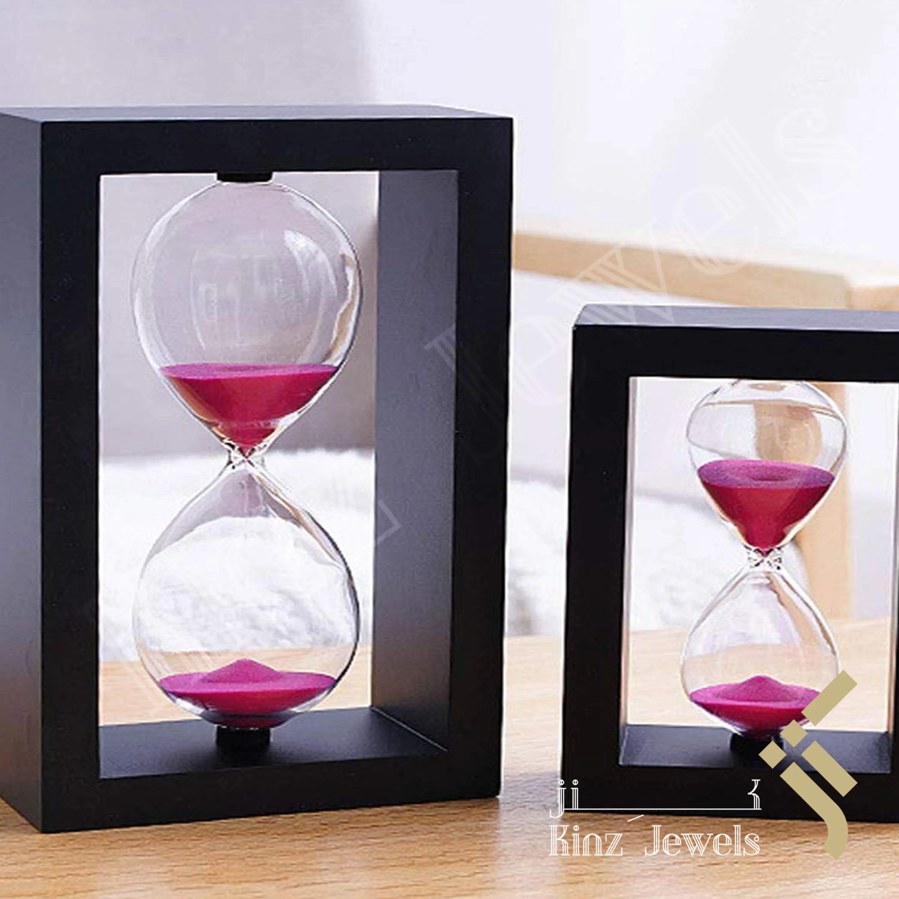 Personalized Wooden Hourglass Sand Watch