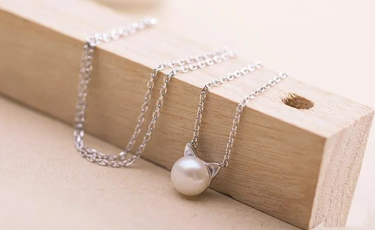 Purrfect Pearl Necklace