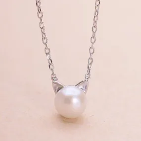 Purrfect Pearl Necklace