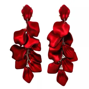 RUBIS LONG ROUND DROP EARRINGS