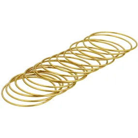 Shostopper Delightful Gold Plated Bangle Set of 16 For Women