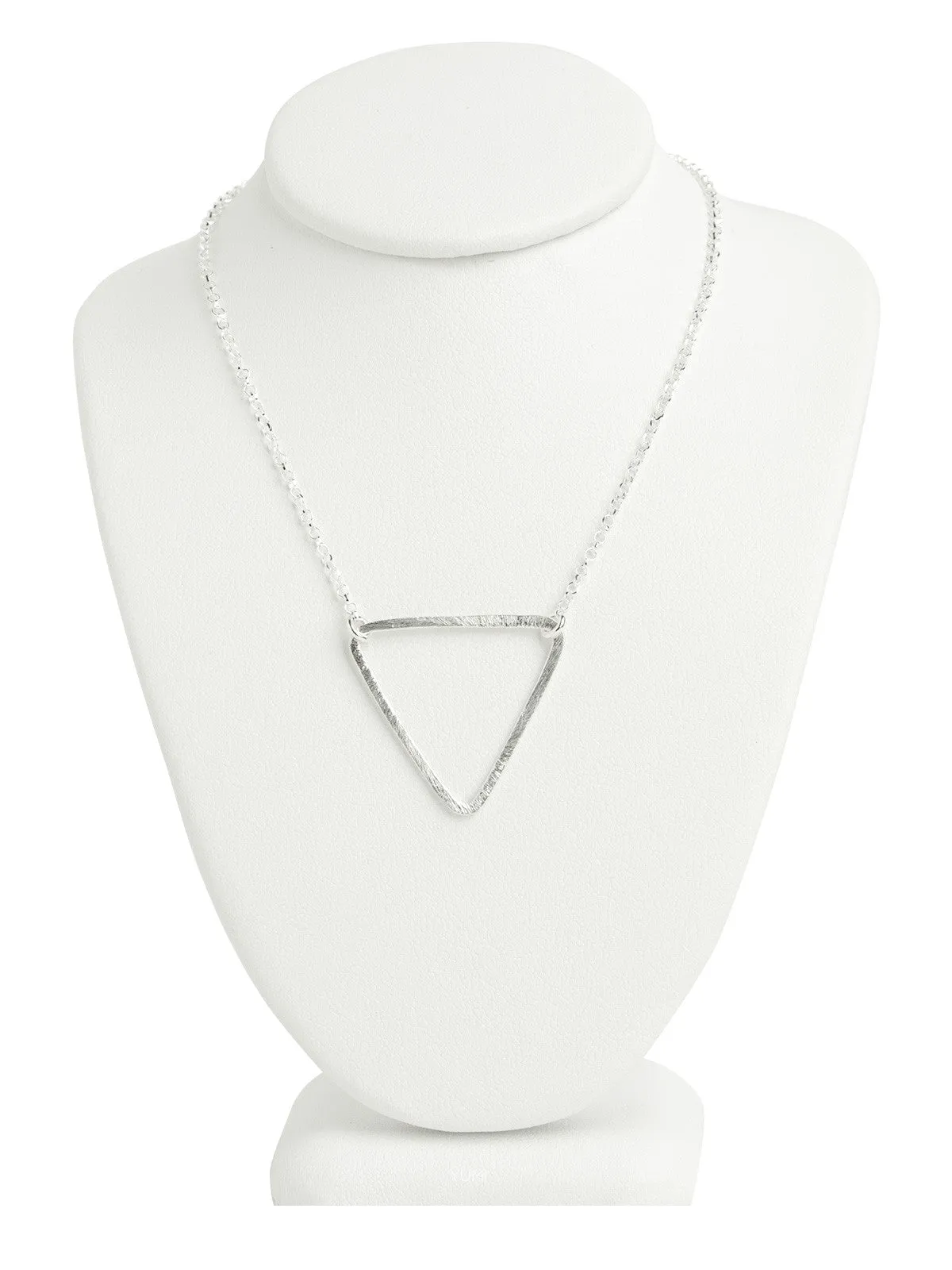 Silver Triangle Necklace