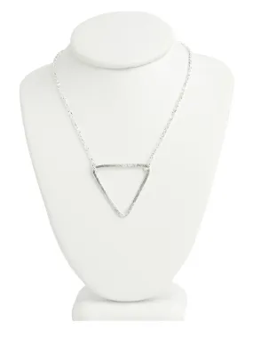 Silver Triangle Necklace