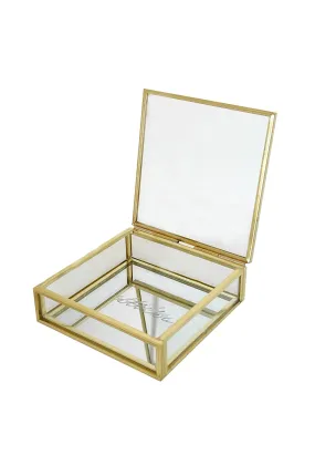 Small Treasures Mirror Bottom Jewelry and Display Box