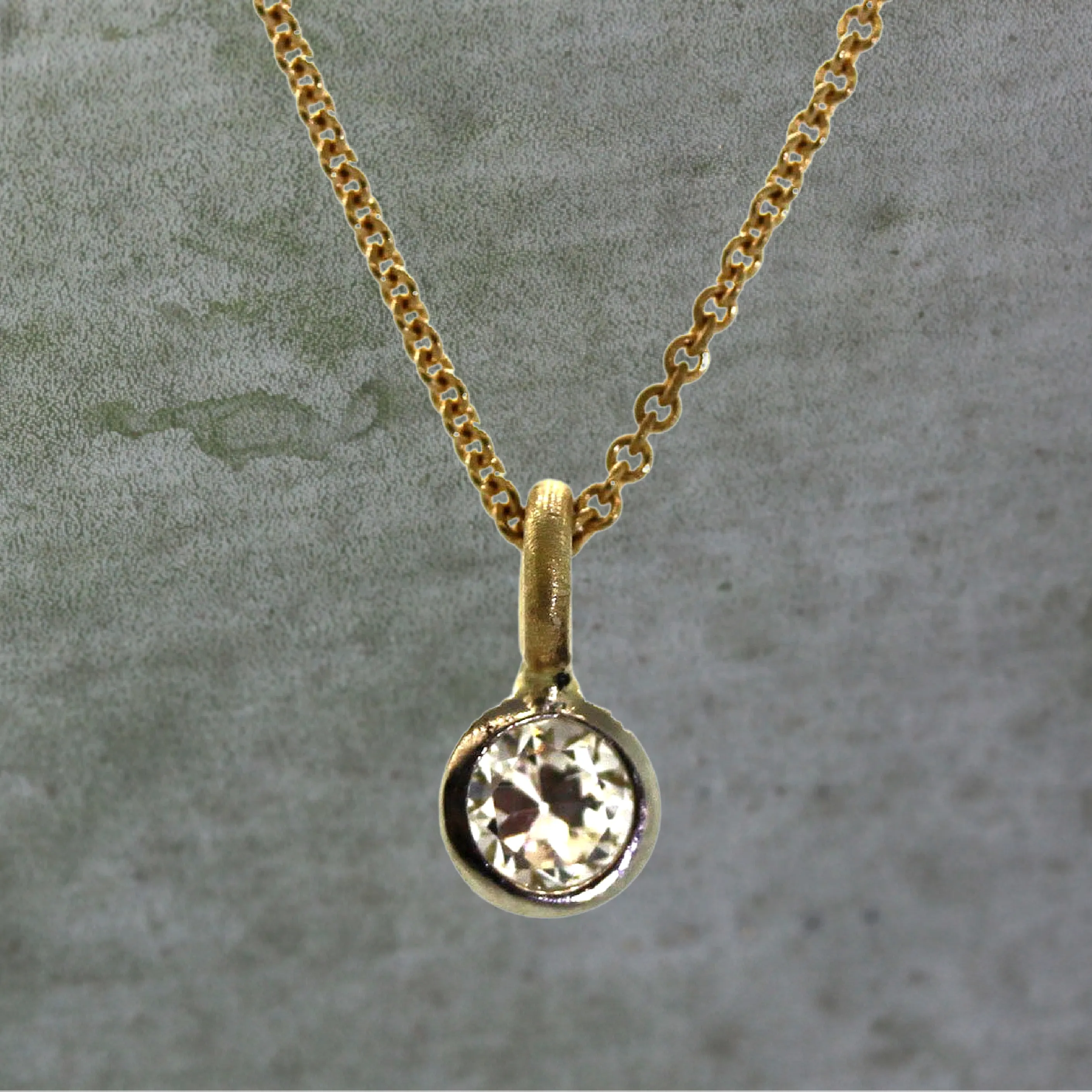 Solitaire Diamond Necklace