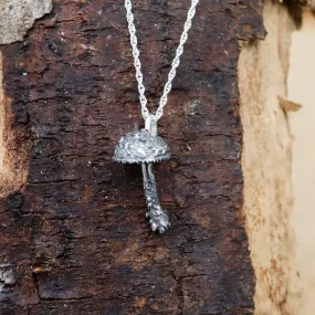 Tiny Mushroom Necklace