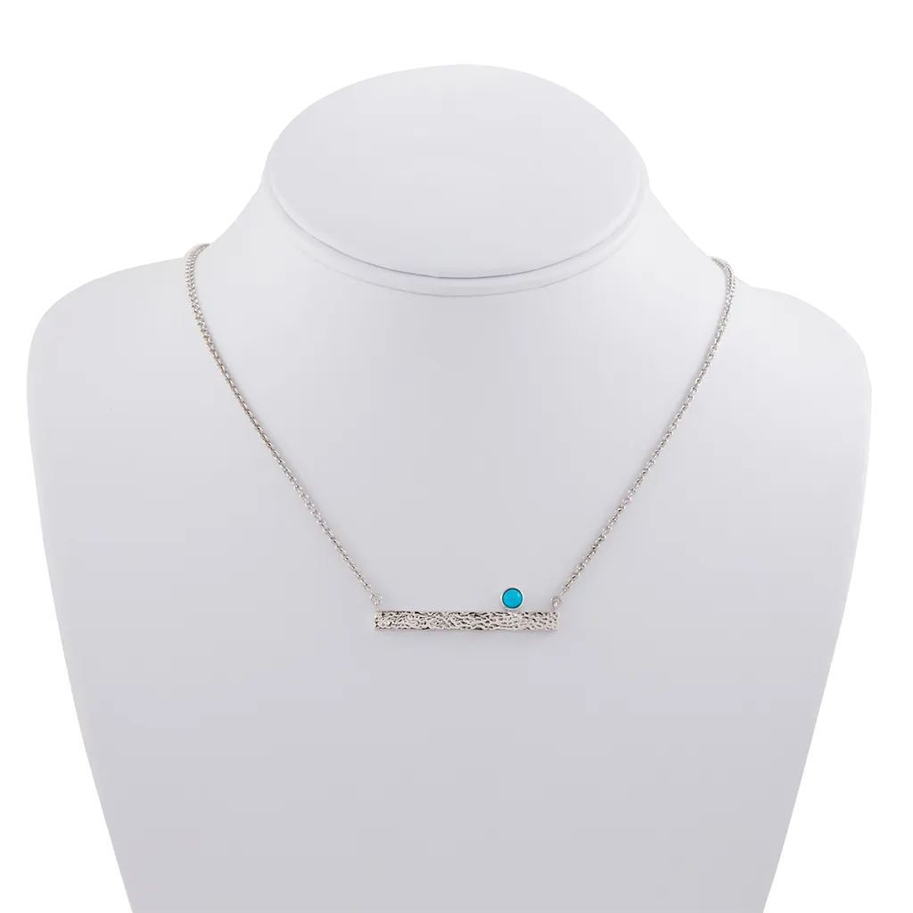 Turquoise Bar Necklace