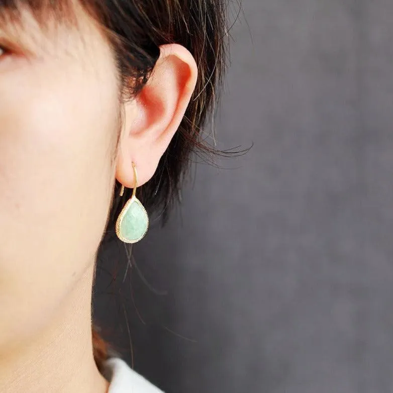 Yuriyawi Amazonite Drop Earrings