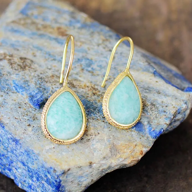 Yuriyawi Amazonite Drop Earrings