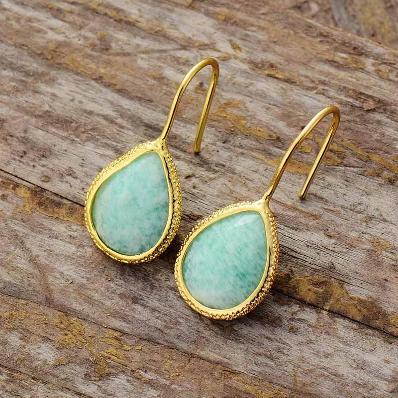 Yuriyawi Amazonite Drop Earrings